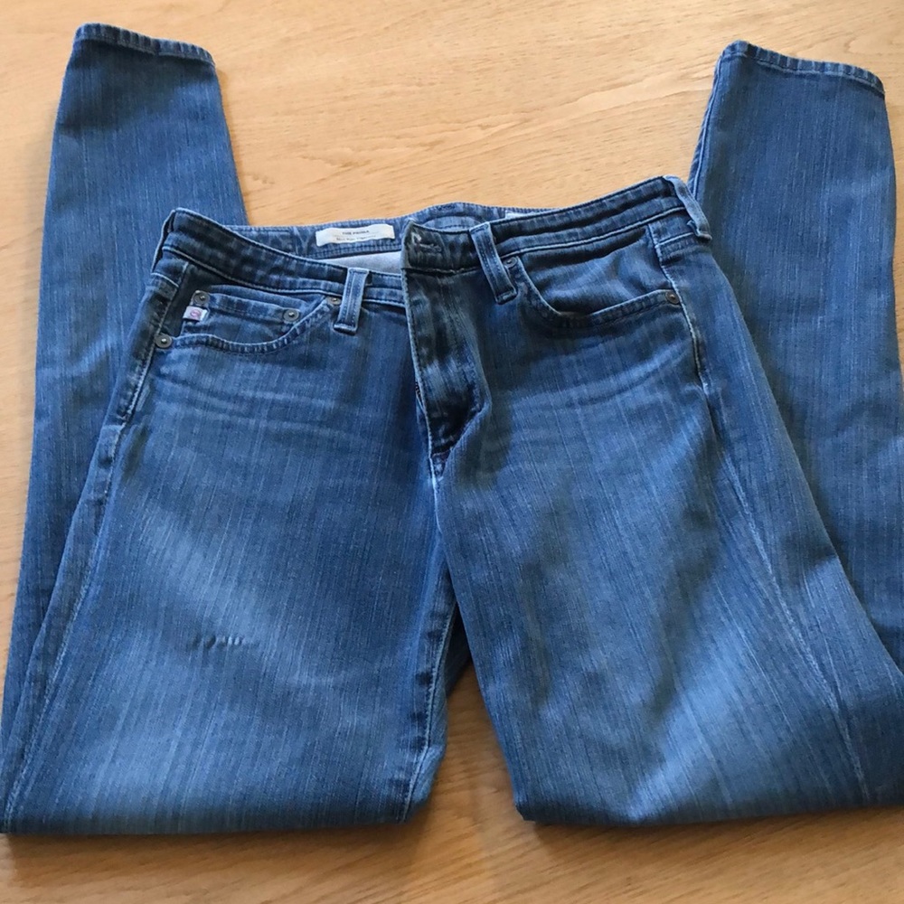 AG blue skinny jeans